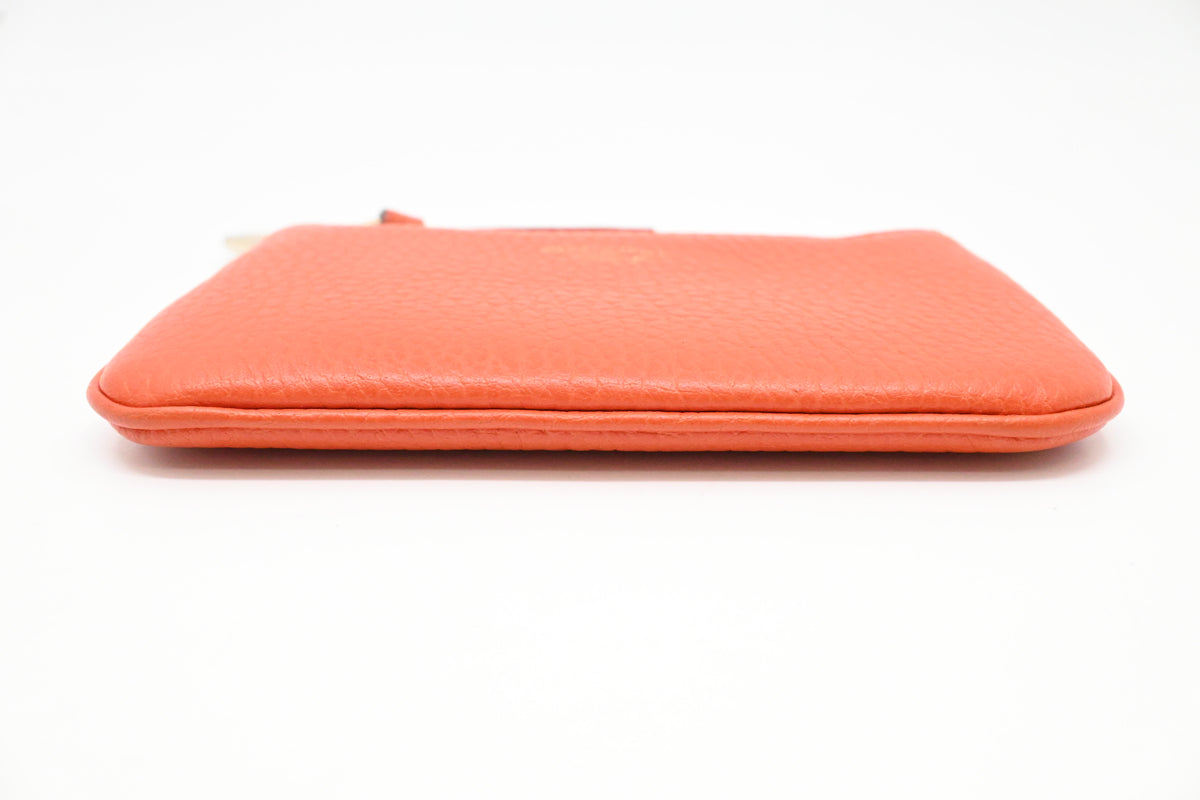 Gucci Key Case in Orange Leather