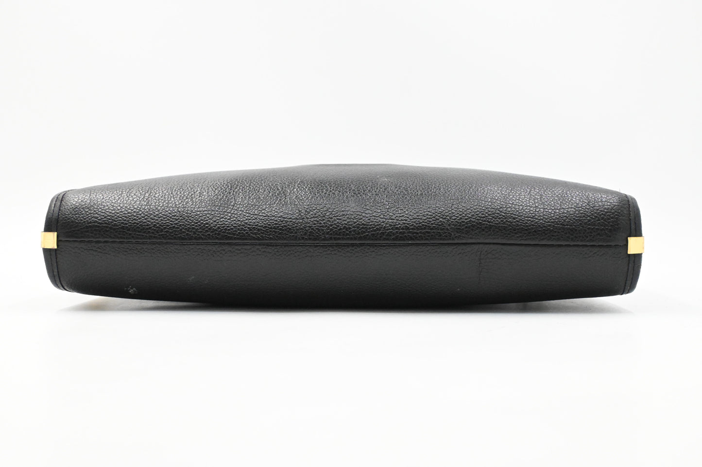 YSL Saint Laurent Clutch in Black Leather