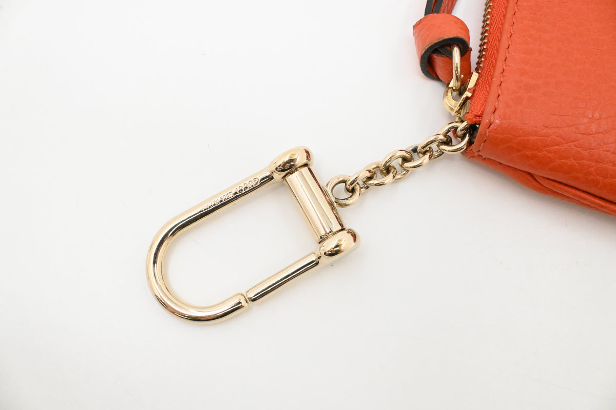 Gucci Key Case in Orange Leather
