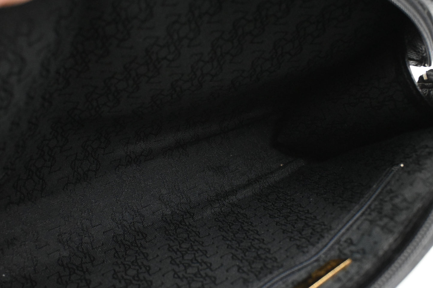 YSL Saint Laurent Clutch in Black Leather