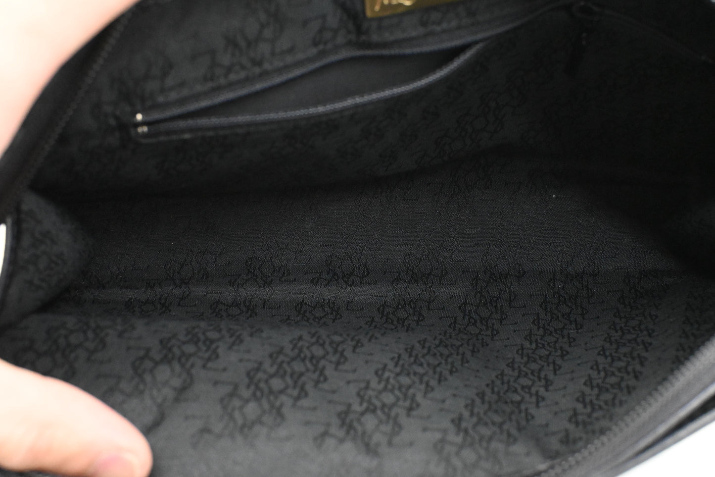 YSL Saint Laurent Clutch in Black Leather
