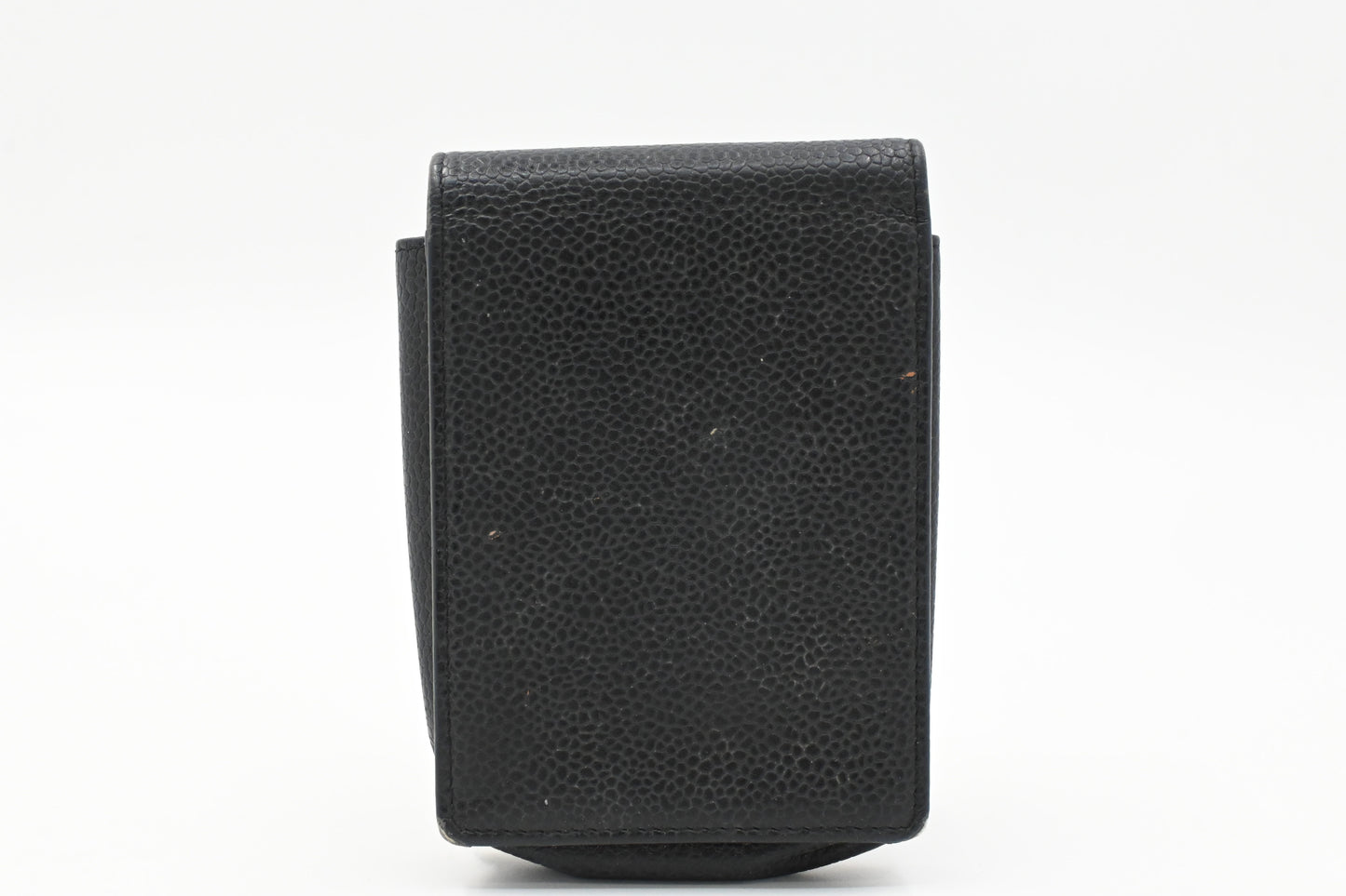 Chanel Cigarette Case in Black Caviar Leather