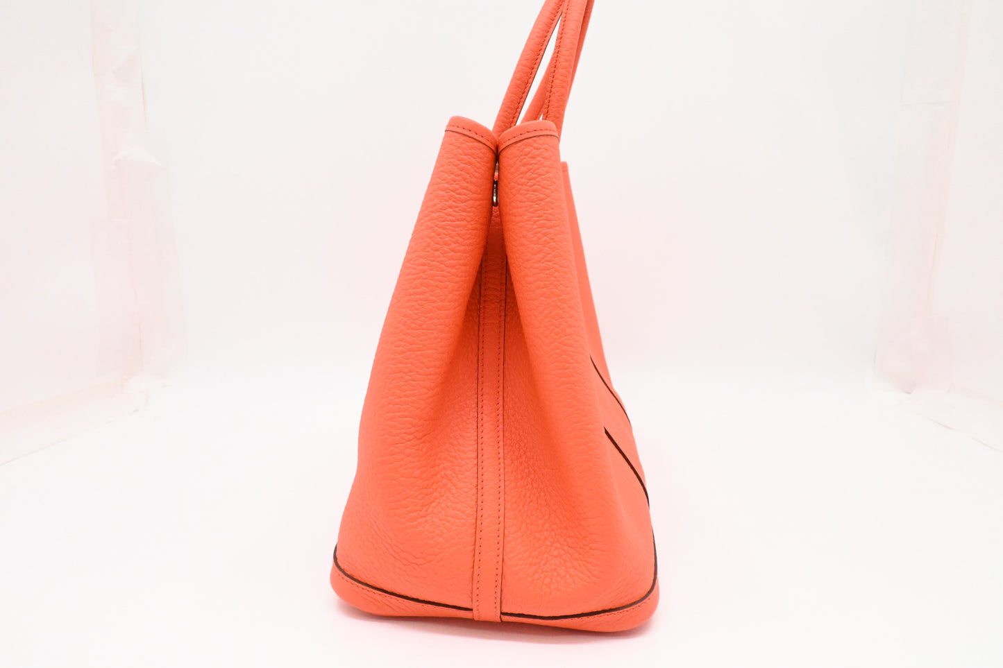 Hermes Camaille Garden Party 36 in Orange Leather