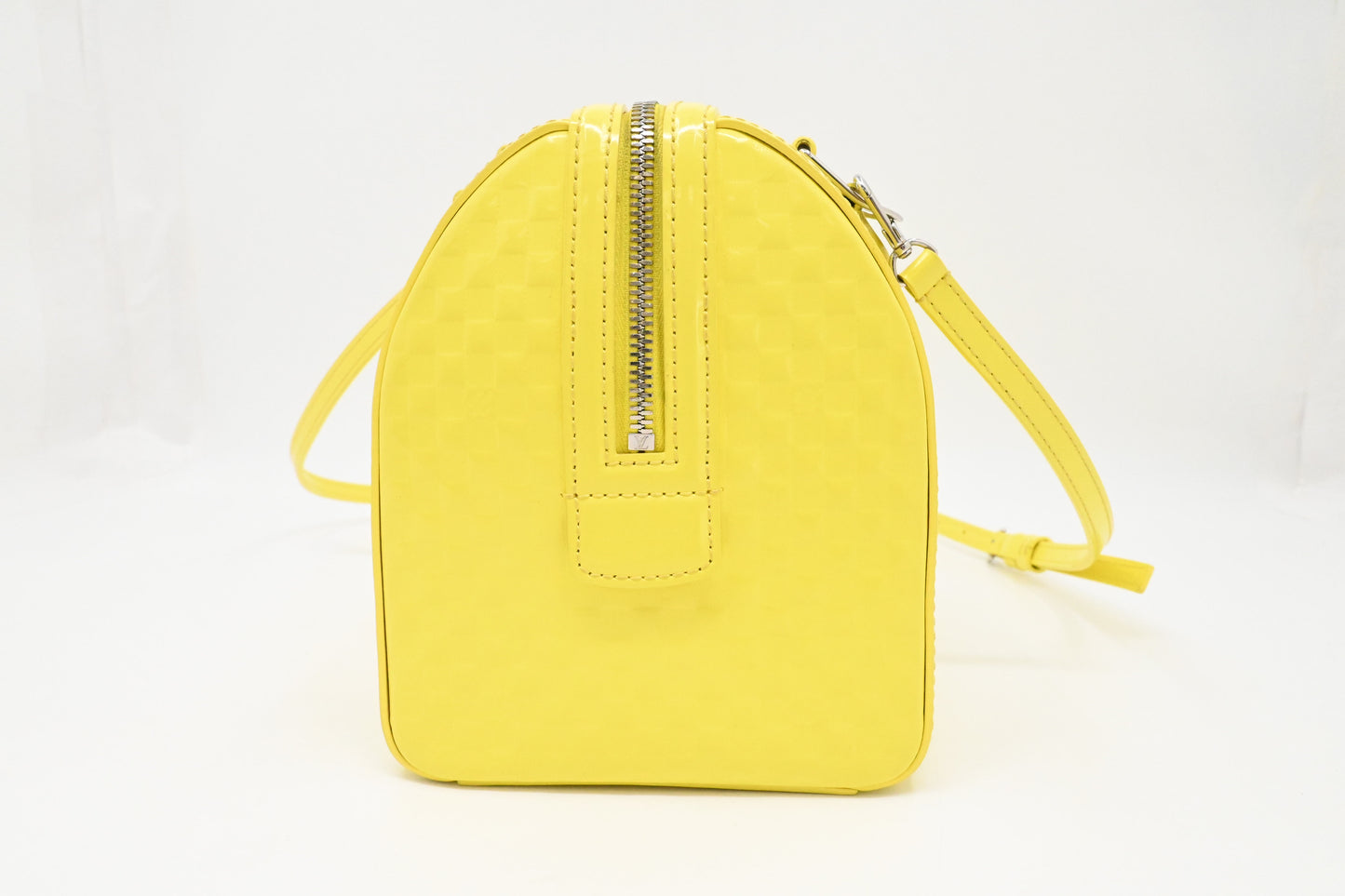 Louis Vuitton Speedy Cube in Yellow Damier Facette Leather