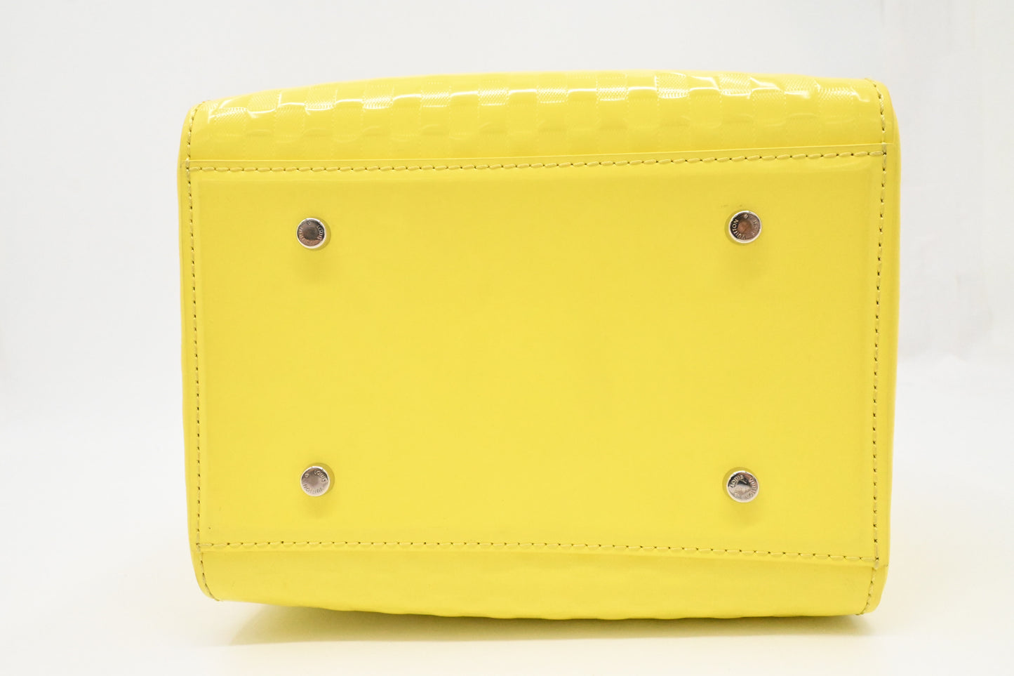 Louis Vuitton Speedy Cube in Yellow Damier Facette Leather