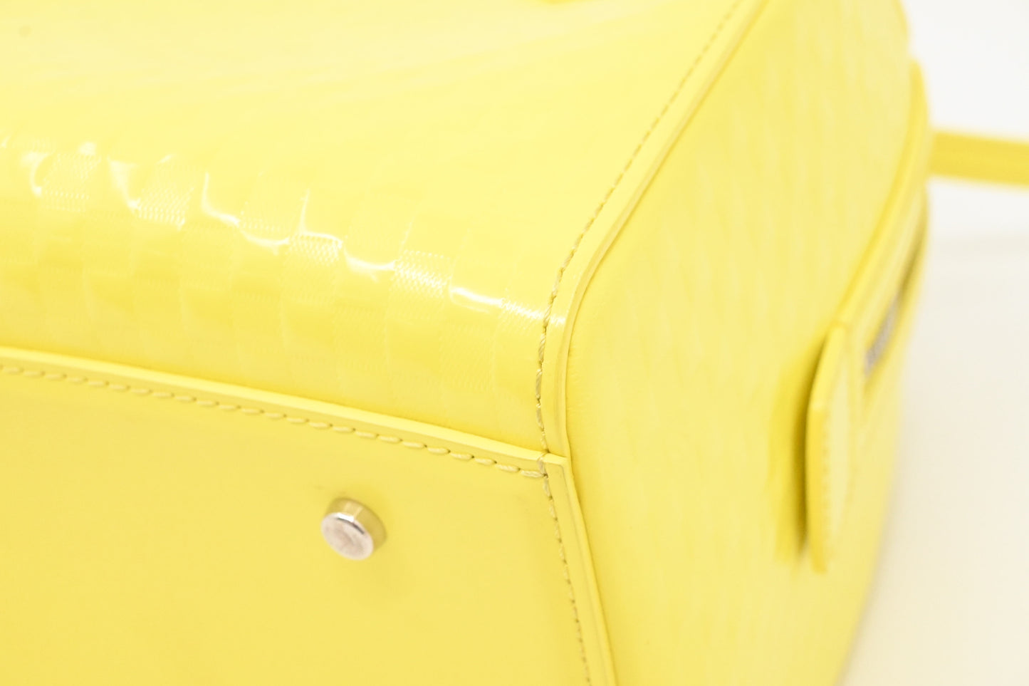 Louis Vuitton Speedy Cube in Yellow Damier Facette Leather