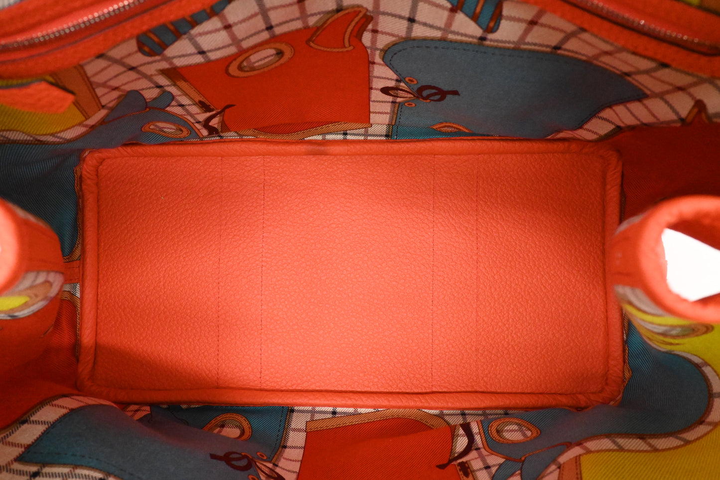 Hermes Camaille Garden Party 36 in Orange Leather