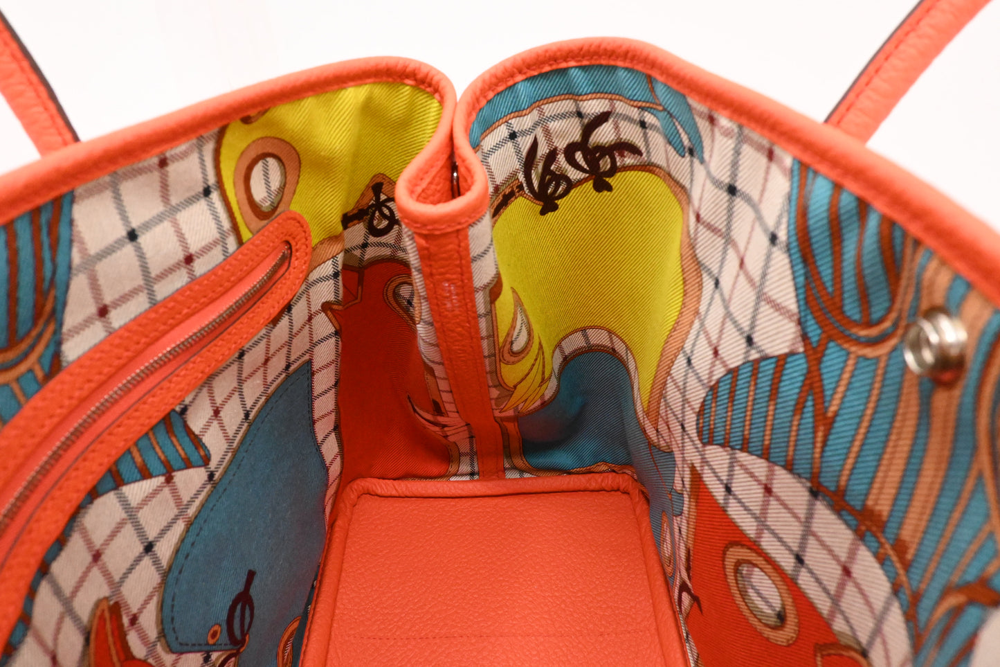 Hermes Camaille Garden Party 36 in Orange Leather