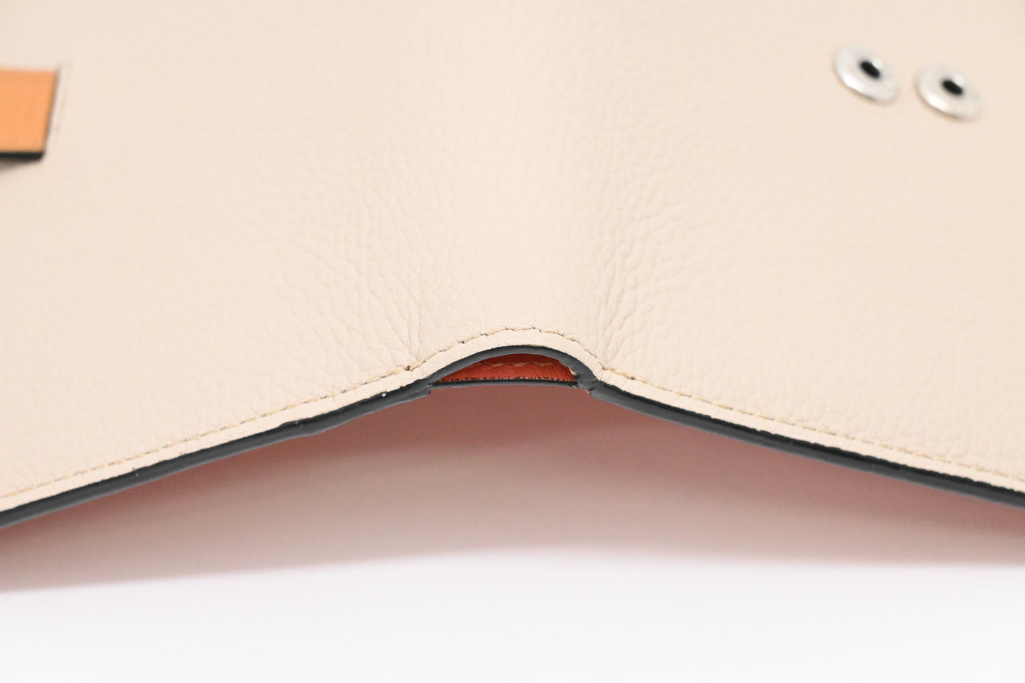 Loewe Bifold Wallet in Beige, Brown and Pink Leather