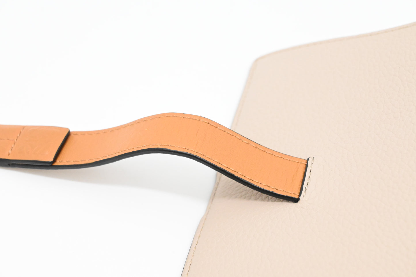 Loewe Bifold Wallet in Beige, Brown and Pink Leather