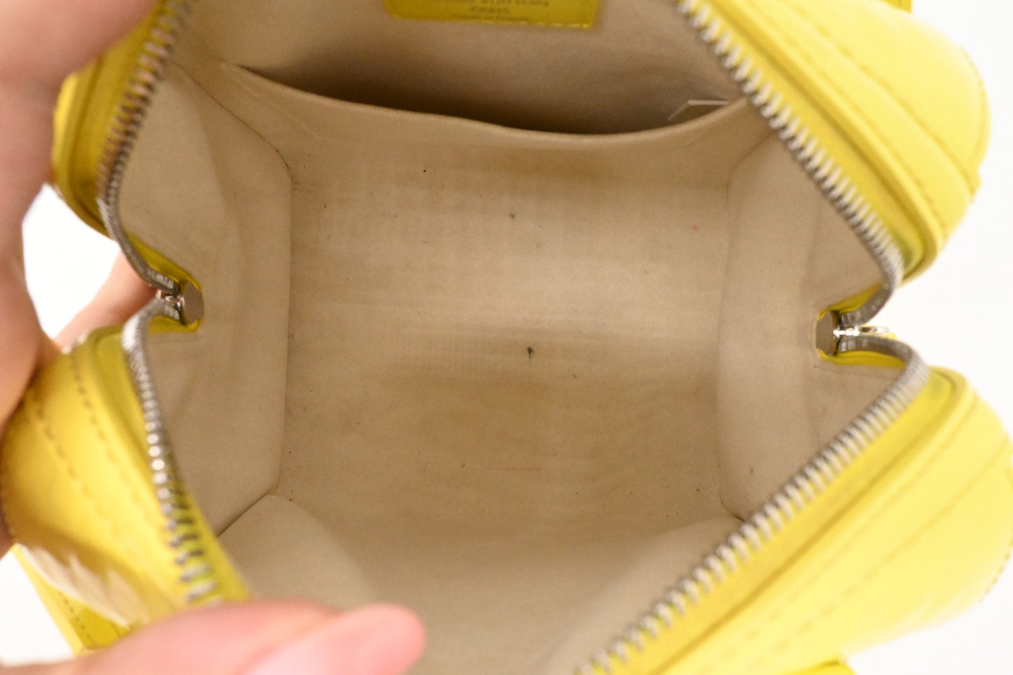 Louis Vuitton Speedy Cube in Yellow Damier Facette Leather