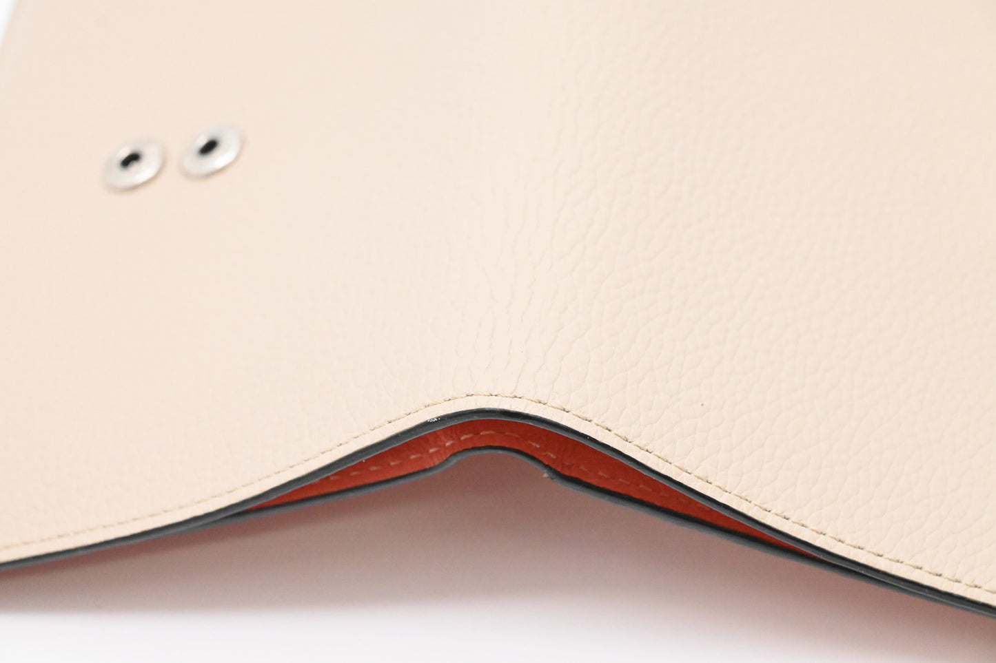 Loewe Bifold Wallet in Beige, Brown and Pink Leather