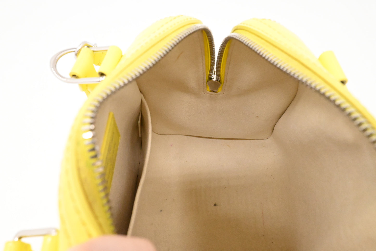 Louis Vuitton Speedy Cube in Yellow Damier Facette Leather