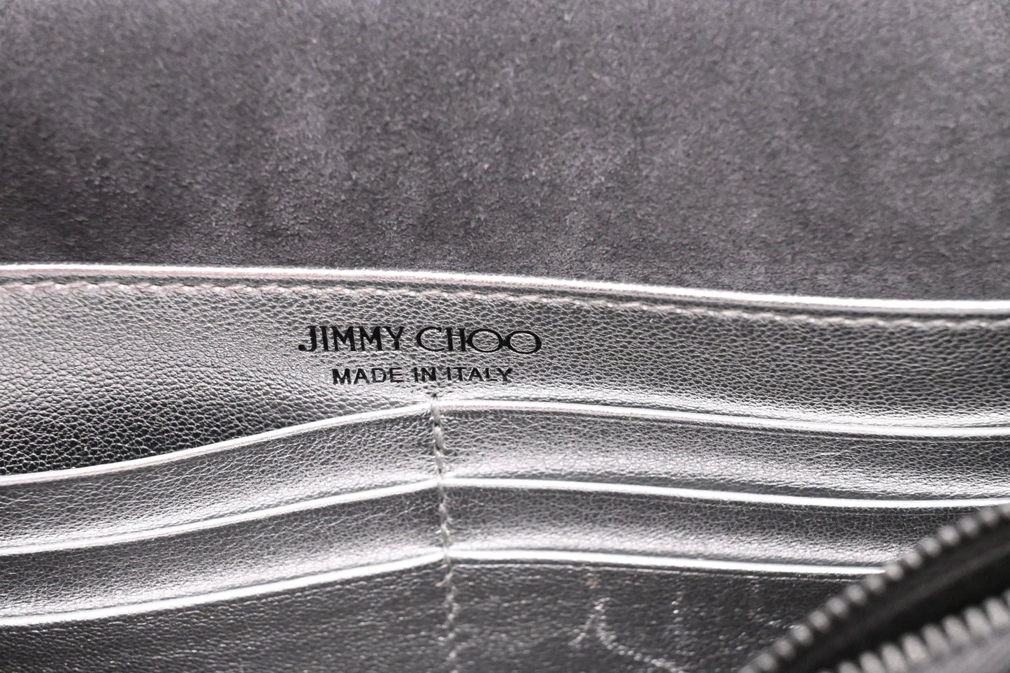 Jimmy Choo Palace Crossbody Bag in Silver and Green Glittered Leather