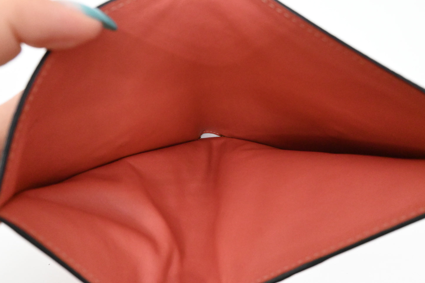 Loewe Bifold Wallet in Beige, Brown and Pink Leather