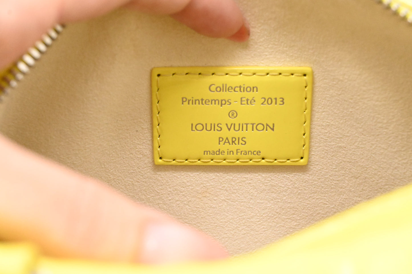 Louis Vuitton Speedy Cube in Yellow Damier Facette Leather