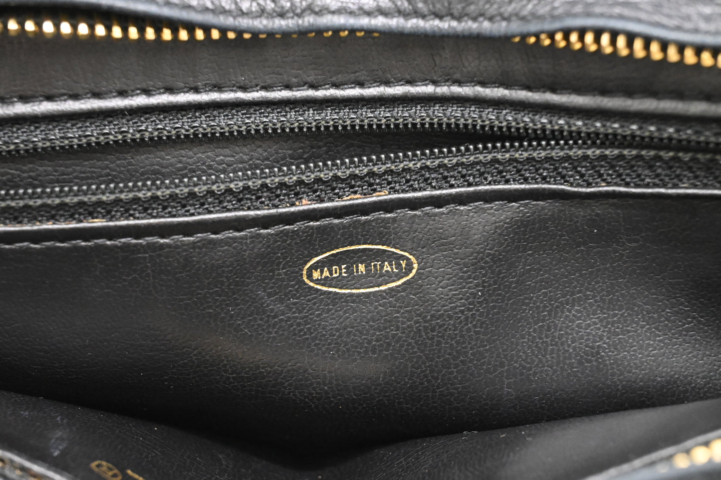 Chanel Shoulder Bag in Black Lambskin Leather