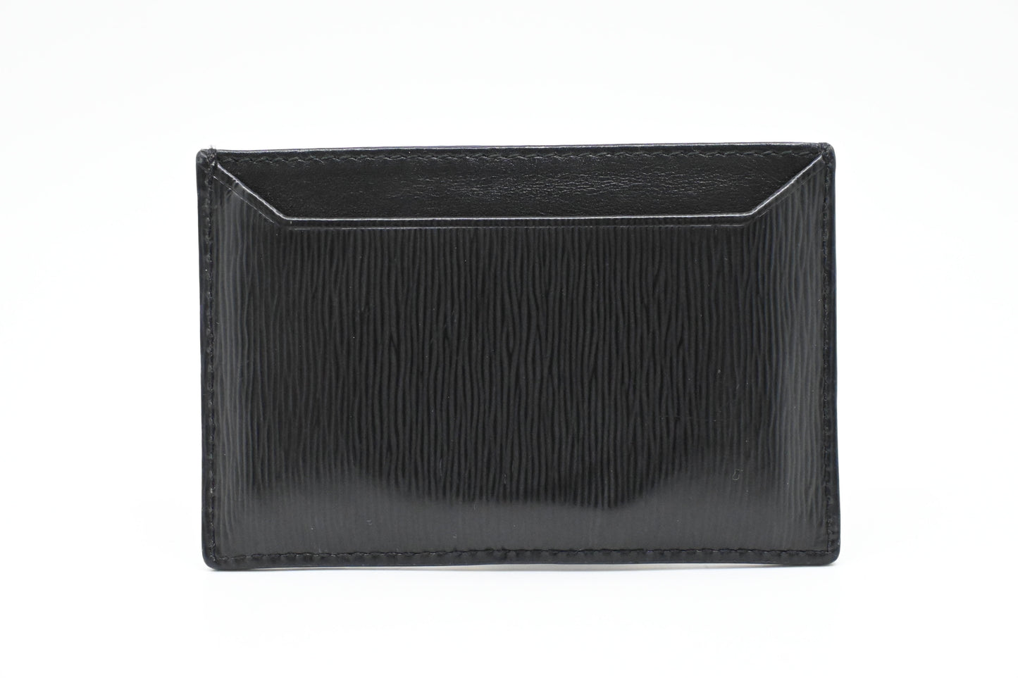Prada Card Holder in Black Leather