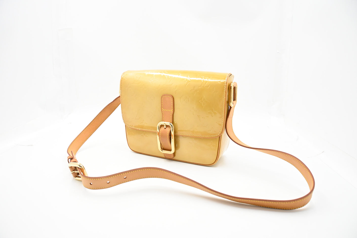 Louis Vuitton Christy GM in Yellow Venis Leather