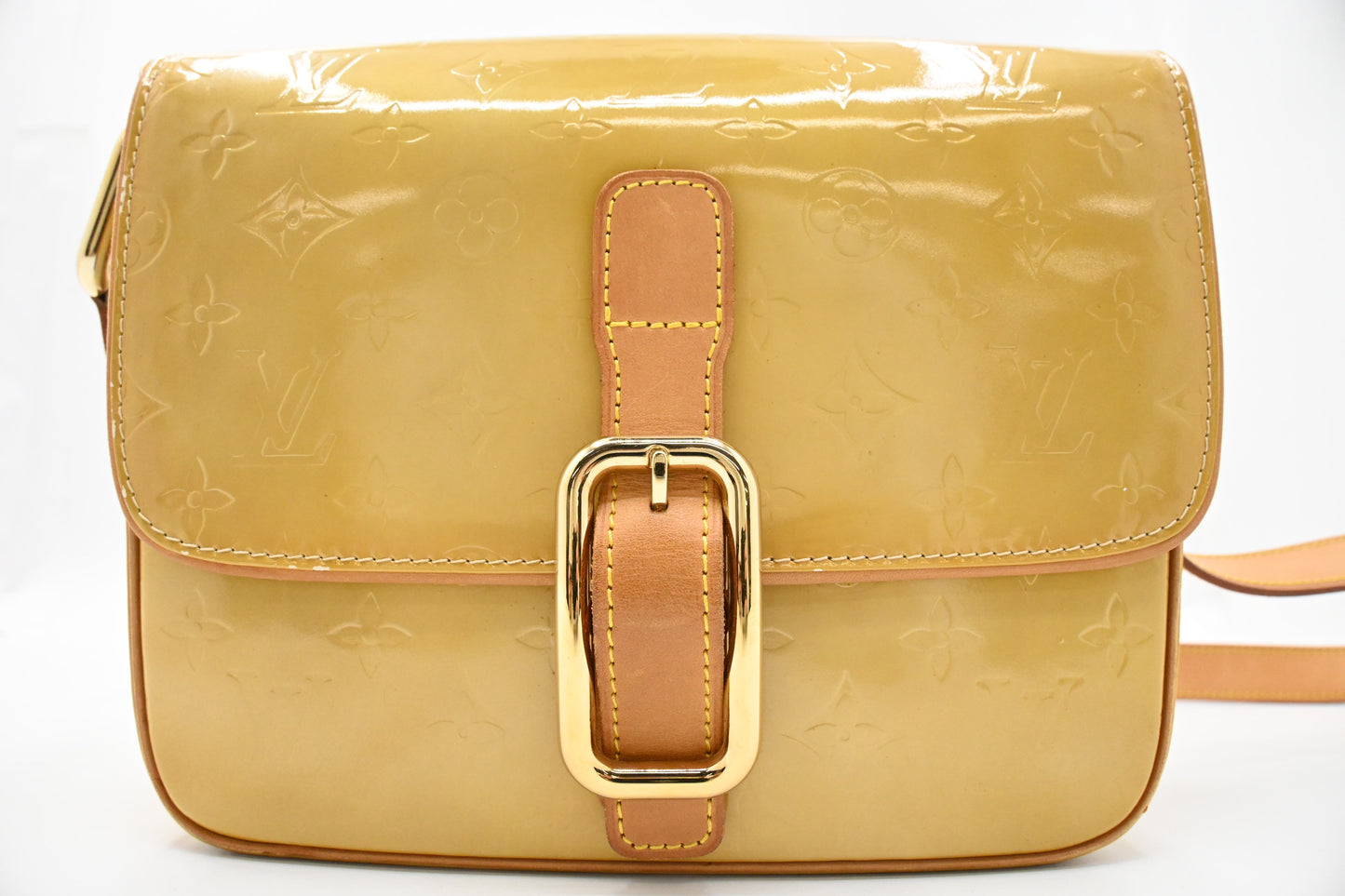 Louis Vuitton Christy GM in Yellow Venis Leather
