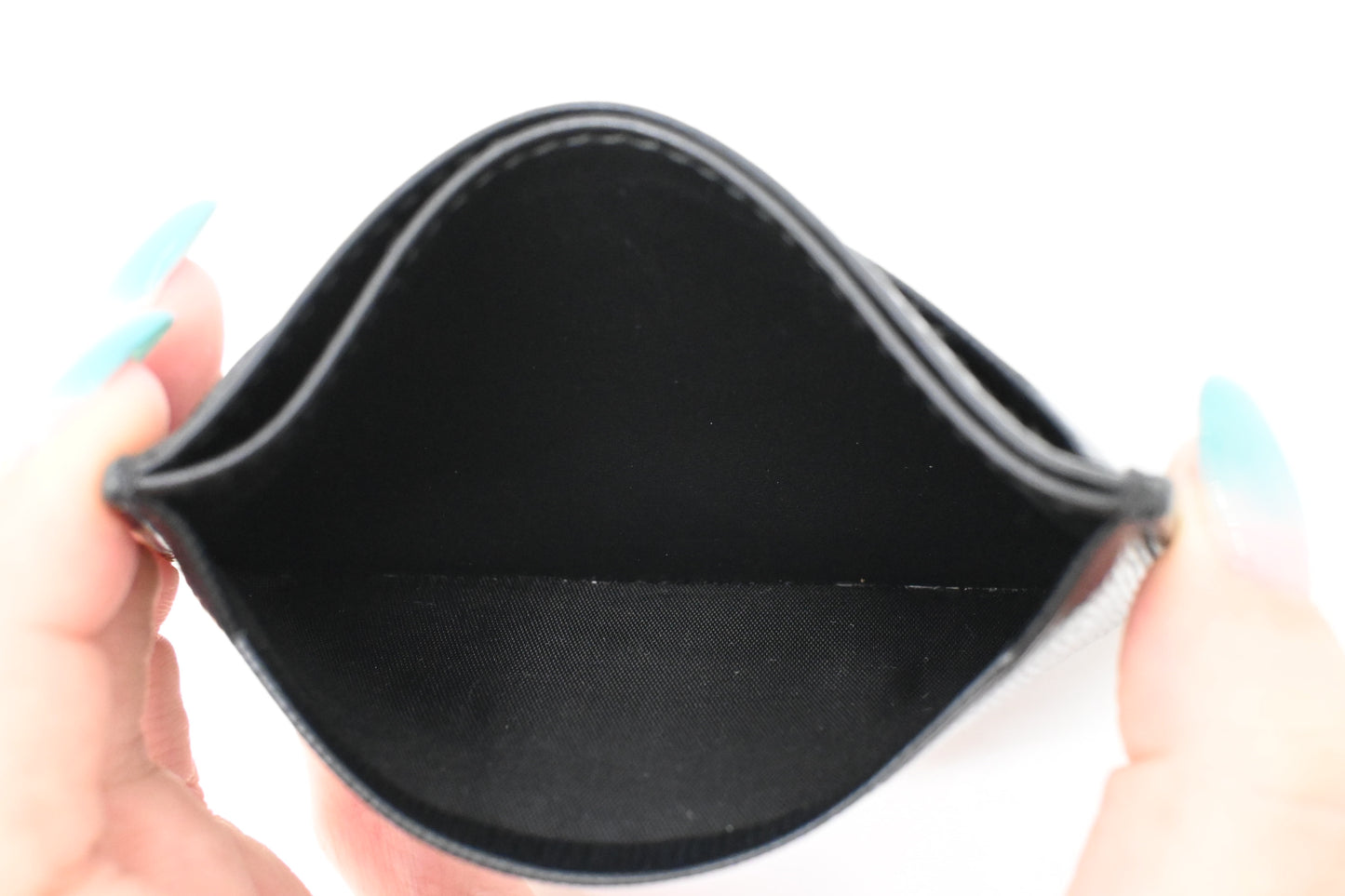 Prada Card Holder in Black Leather