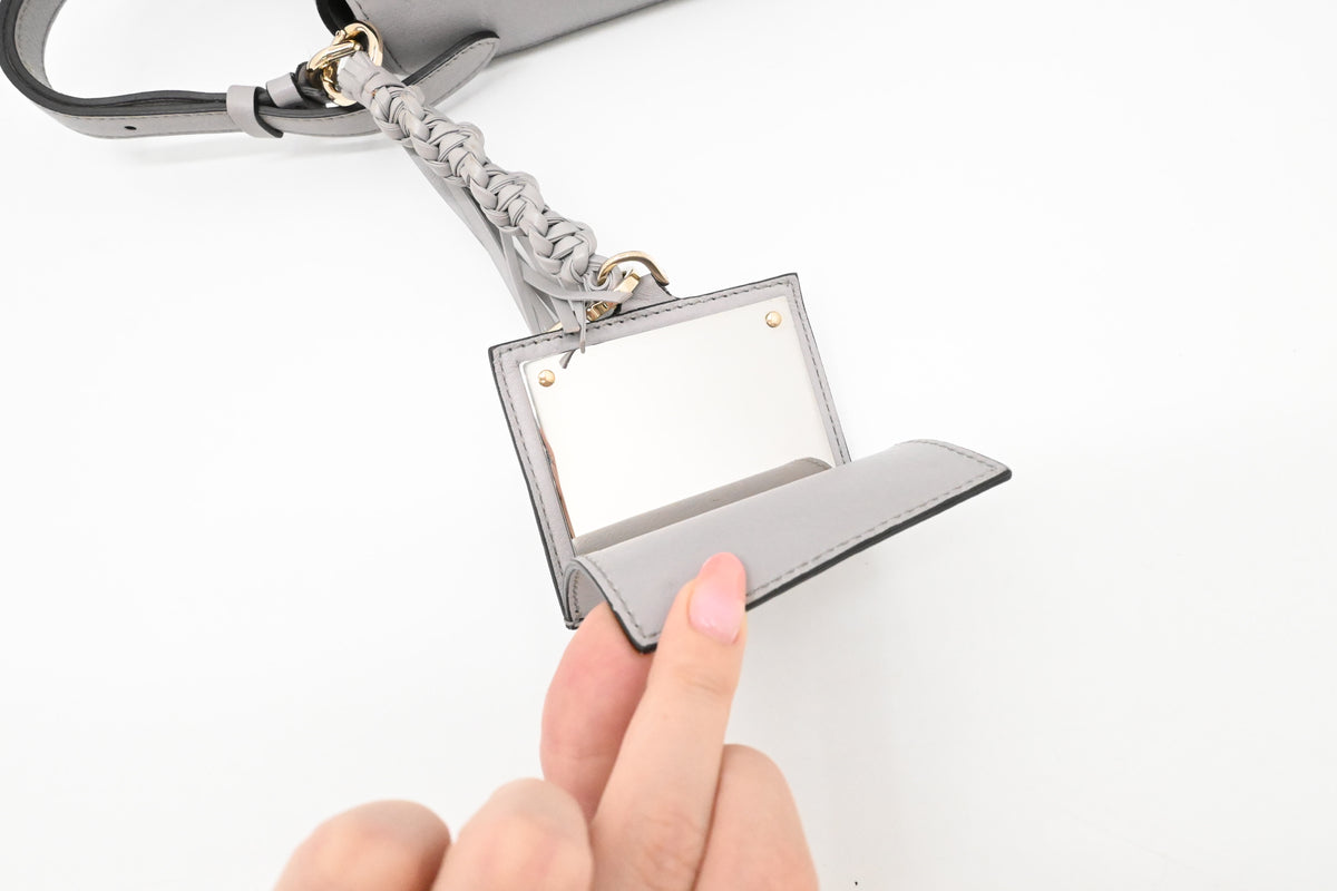 Ferragamo Shoulder Bag in Gray Leather