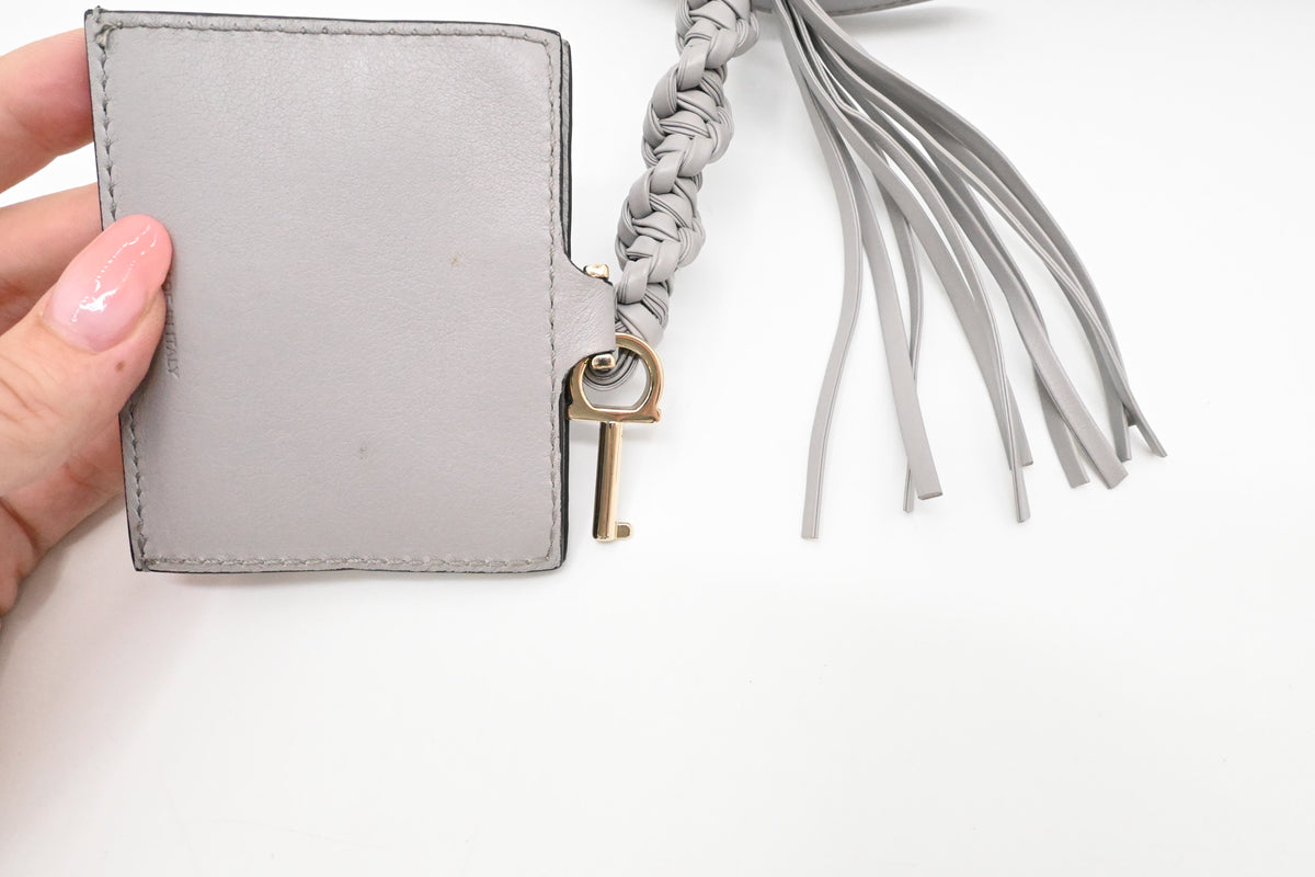 Ferragamo Shoulder Bag in Gray Leather
