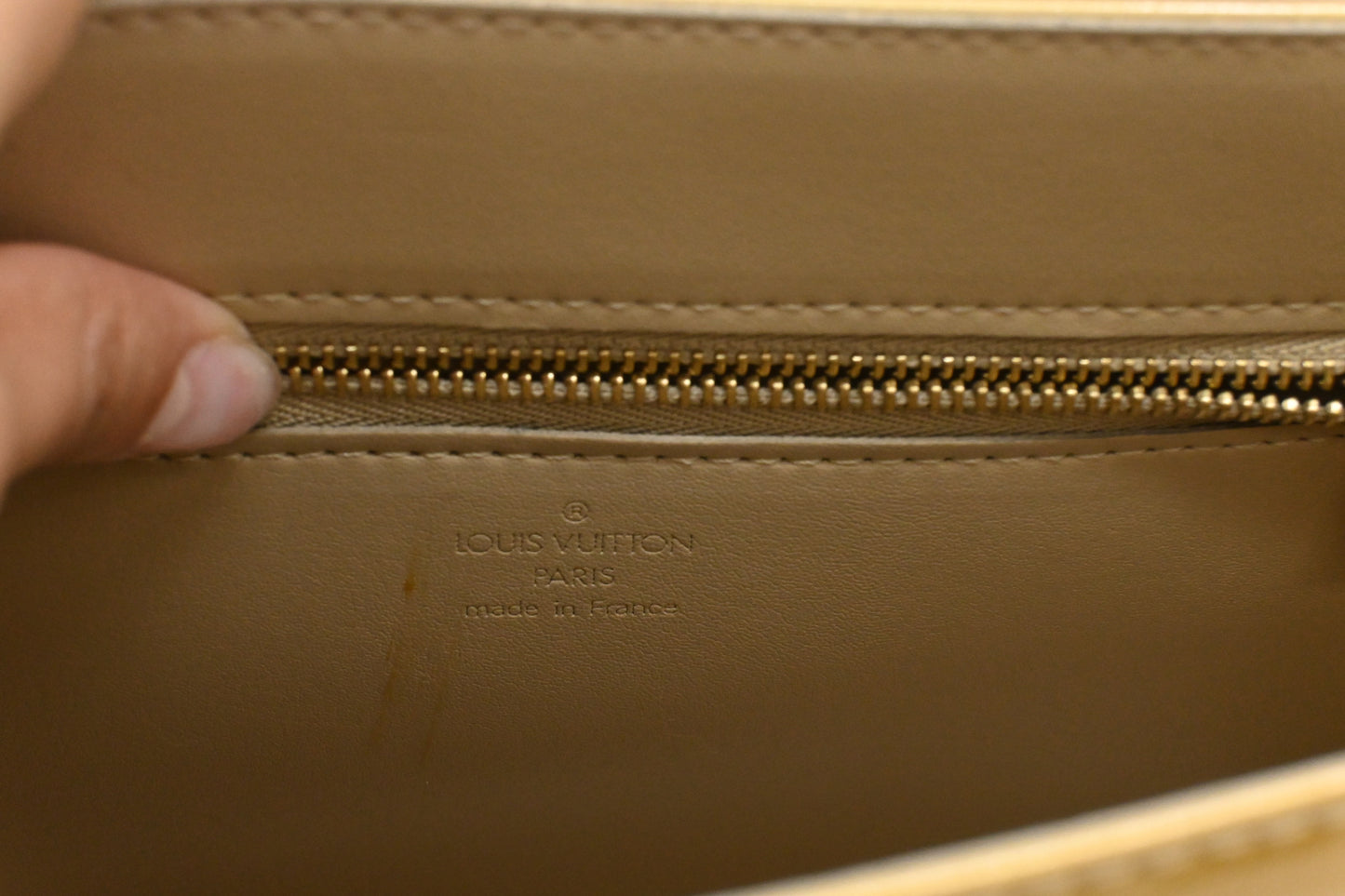 Louis Vuitton Christy GM in Yellow Venis Leather