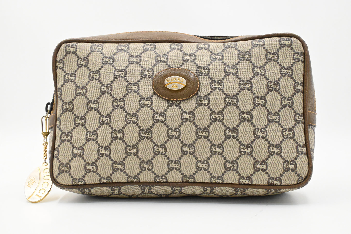 Gucci Plus Pouch in GG Coated Canvas