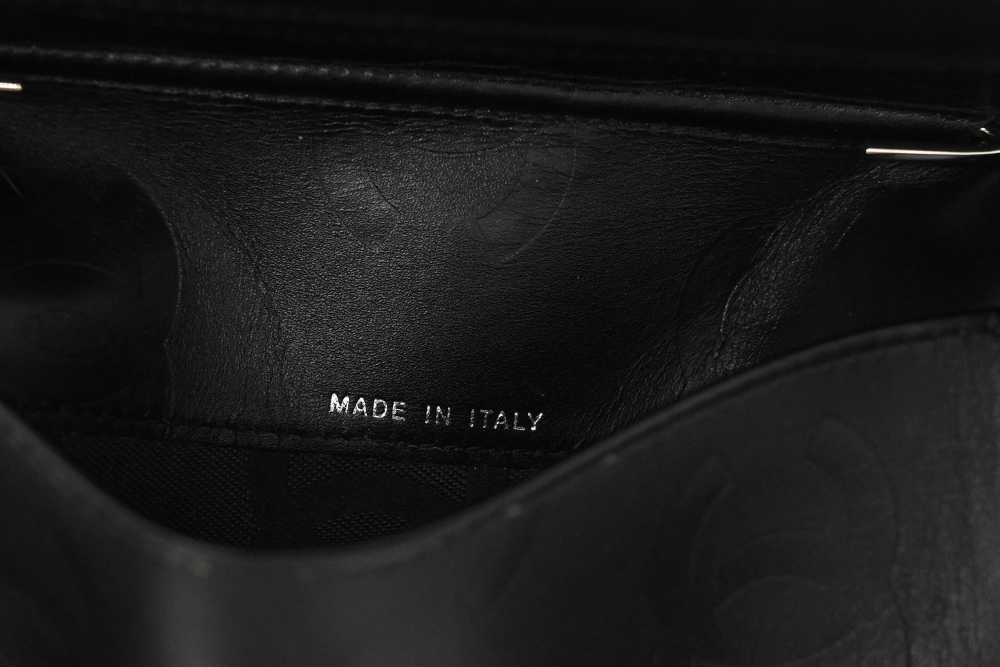 Chanel Cambon Passport Case in Black Leather