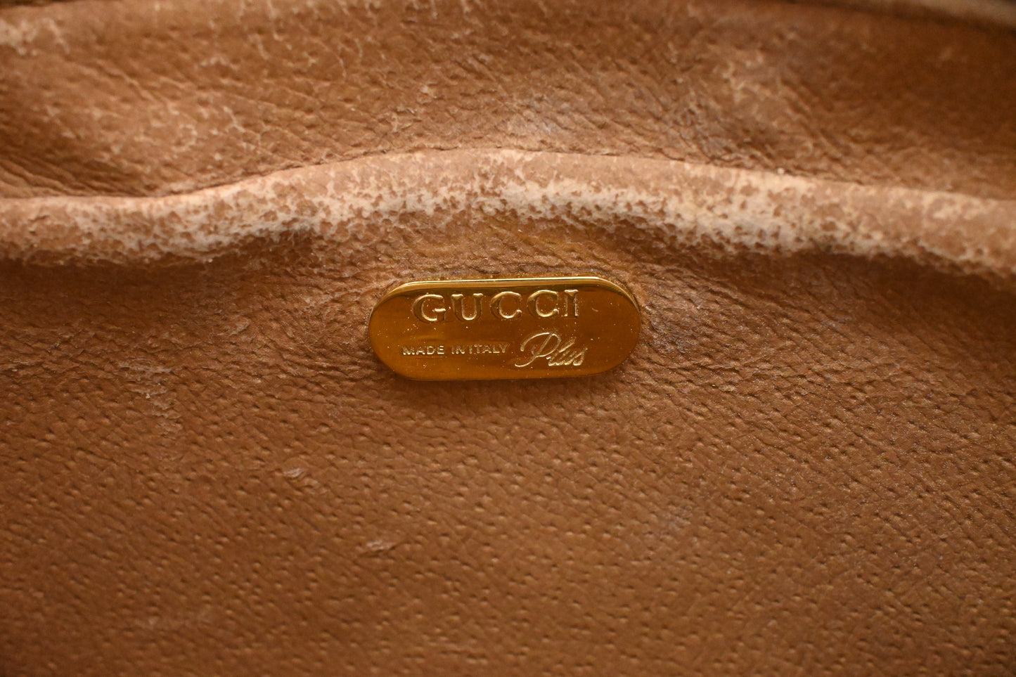 Gucci Plus Pouch in GG Coated Canvas