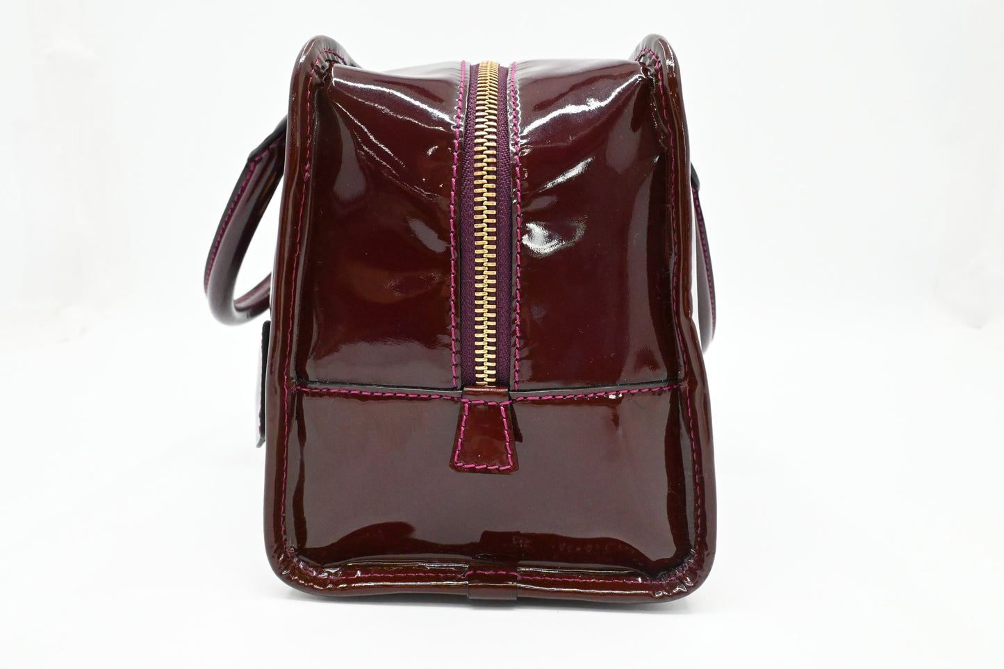 Loewe Amazona in Raisin Patent Leather