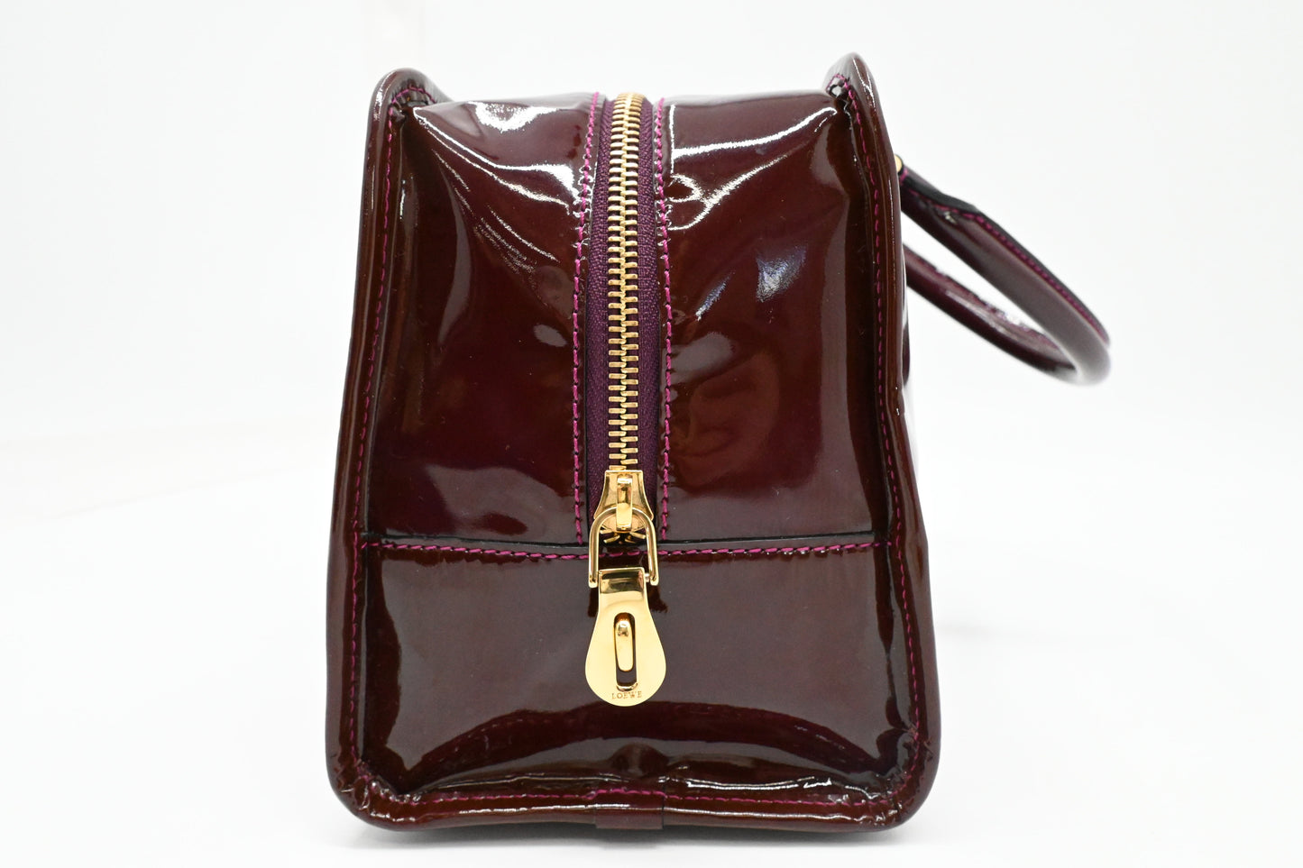 Loewe Amazona in Raisin Patent Leather