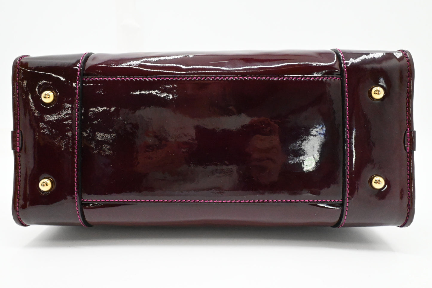 Loewe Amazona in Raisin Patent Leather
