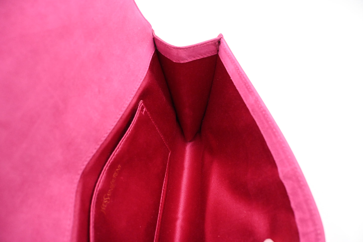 YSL Saint Laurent Clutch in Pink Patent Leather