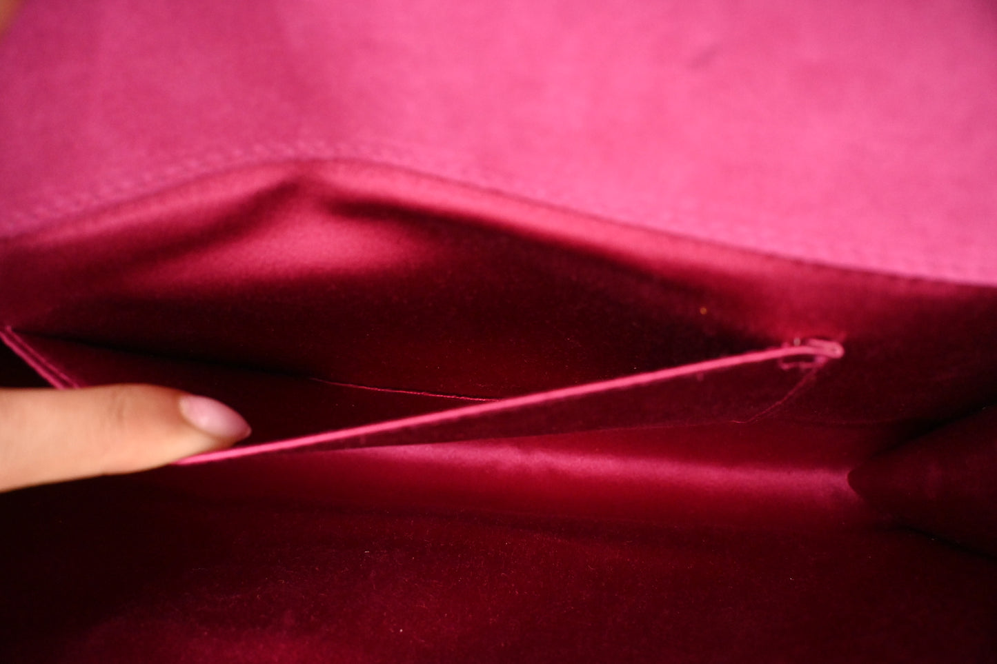 YSL Saint Laurent Clutch in Pink Patent Leather