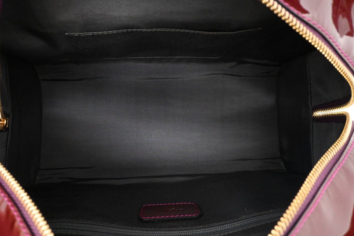 Loewe Amazona in Raisin Patent Leather