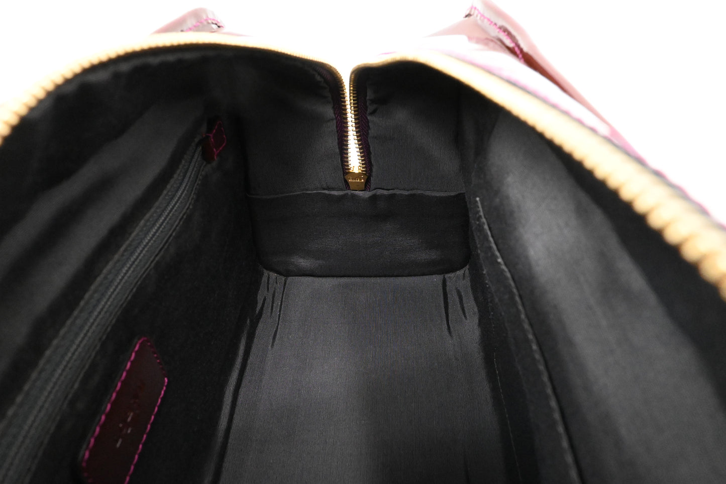 Loewe Amazona in Raisin Patent Leather