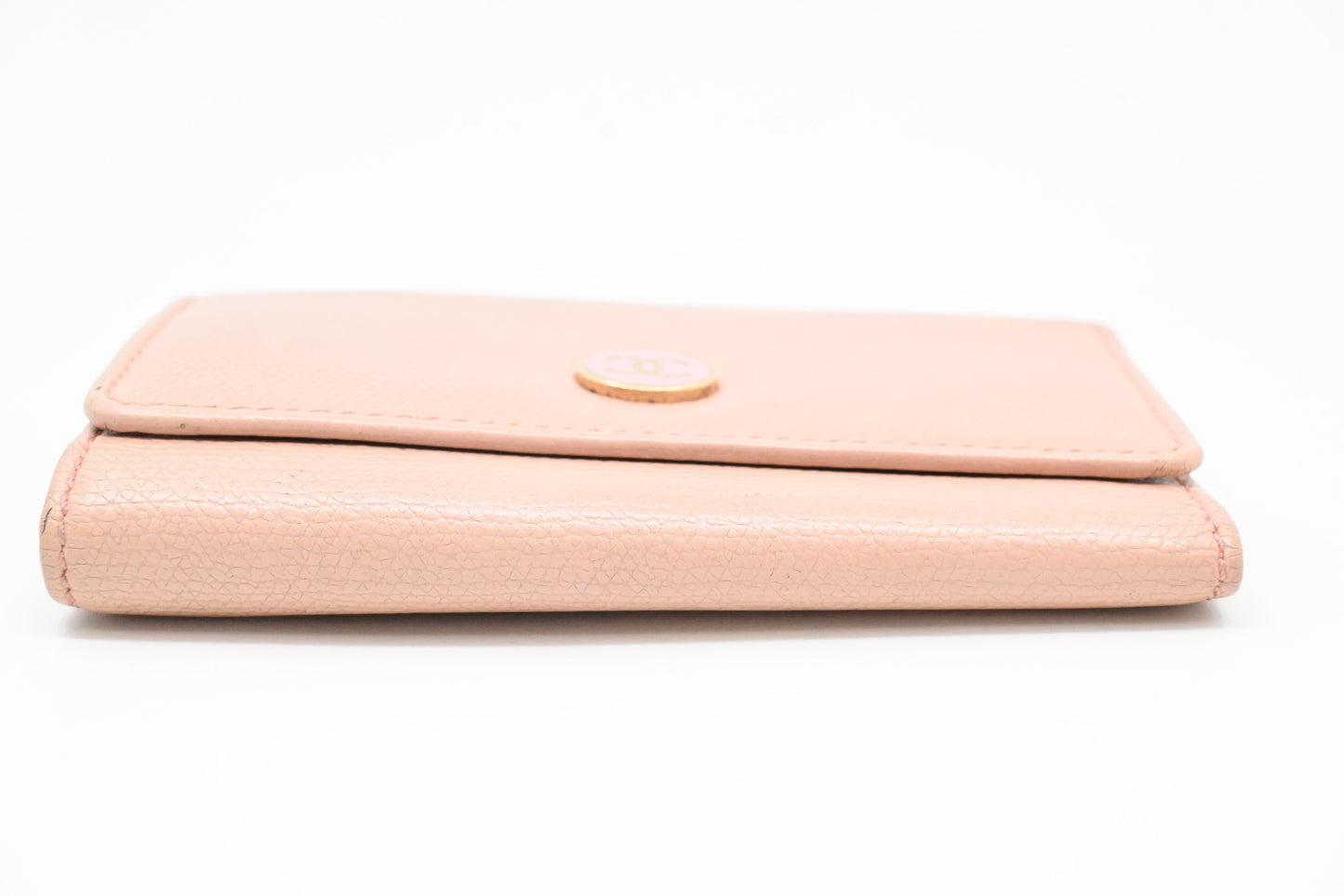 Chanel 6 Key Case in Pale Pink Leather