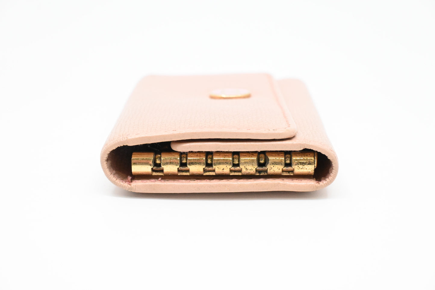 Chanel 6 Key Case in Pale Pink Leather