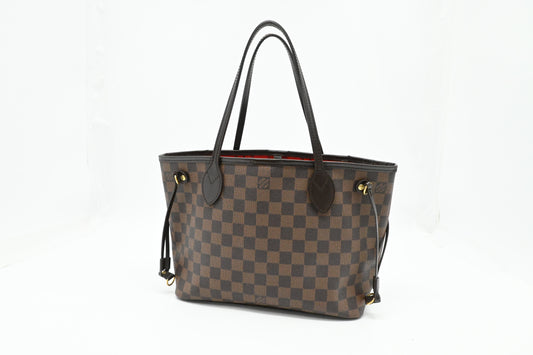 Louis Vuitton Neverfull PM in Damier Ebene Canvas