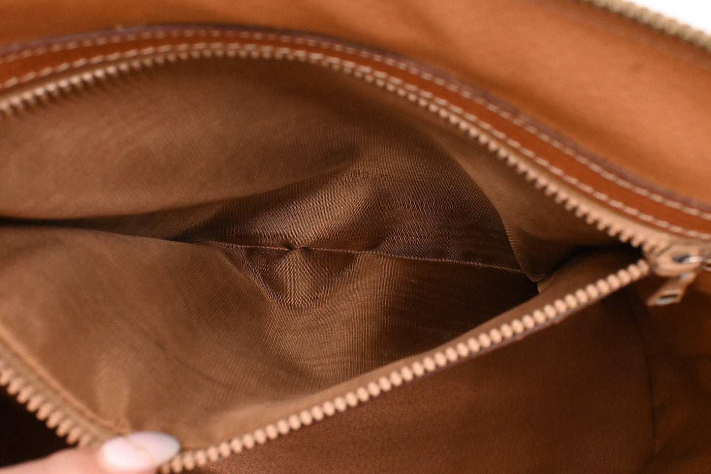 Celine Handbag in Brown Macadam Canvas