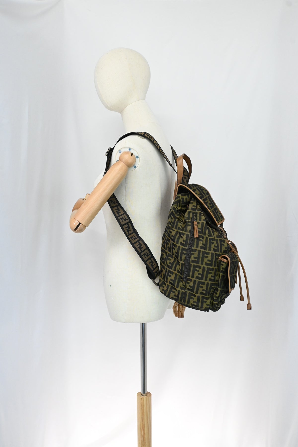 Fendi Backpack in Zucca Canvas