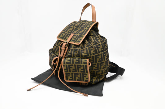 Fendi Backpack in Zucca Canvas