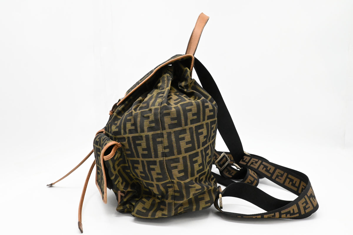 Fendi Backpack in Zucca Canvas