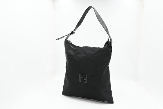 Fendi Hand Bag in Black Nylon