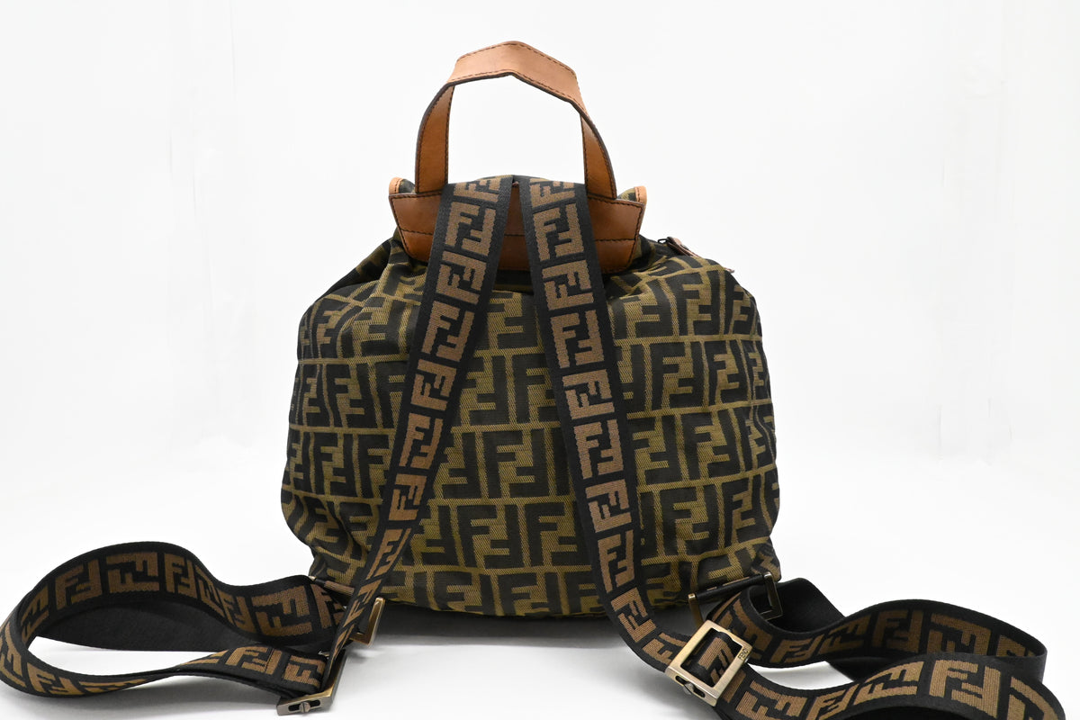 Fendi Backpack in Zucca Canvas