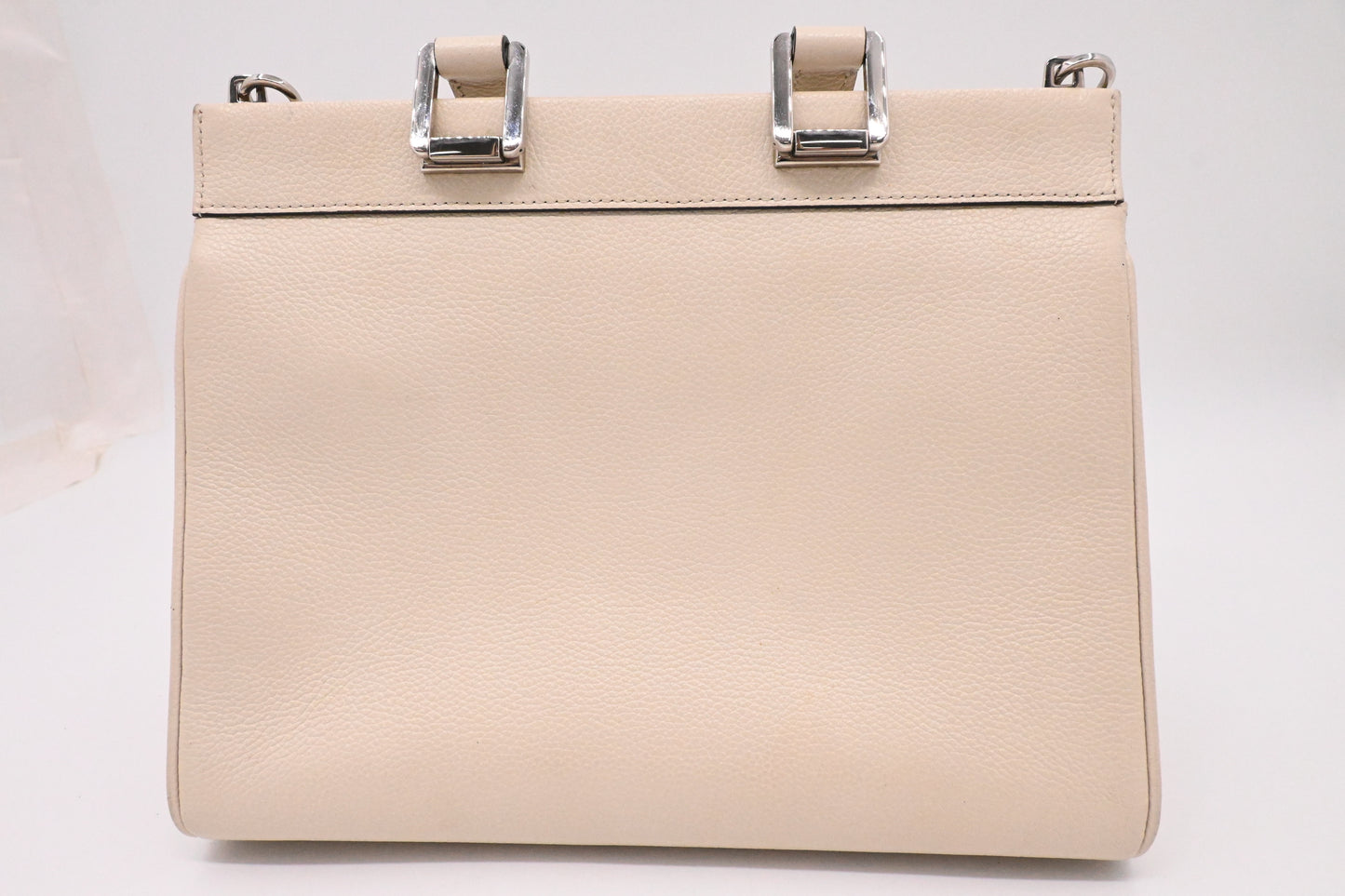 Gucci Zumi Handbag in Cream Leather