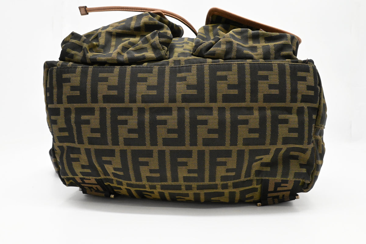Fendi Backpack in Zucca Canvas