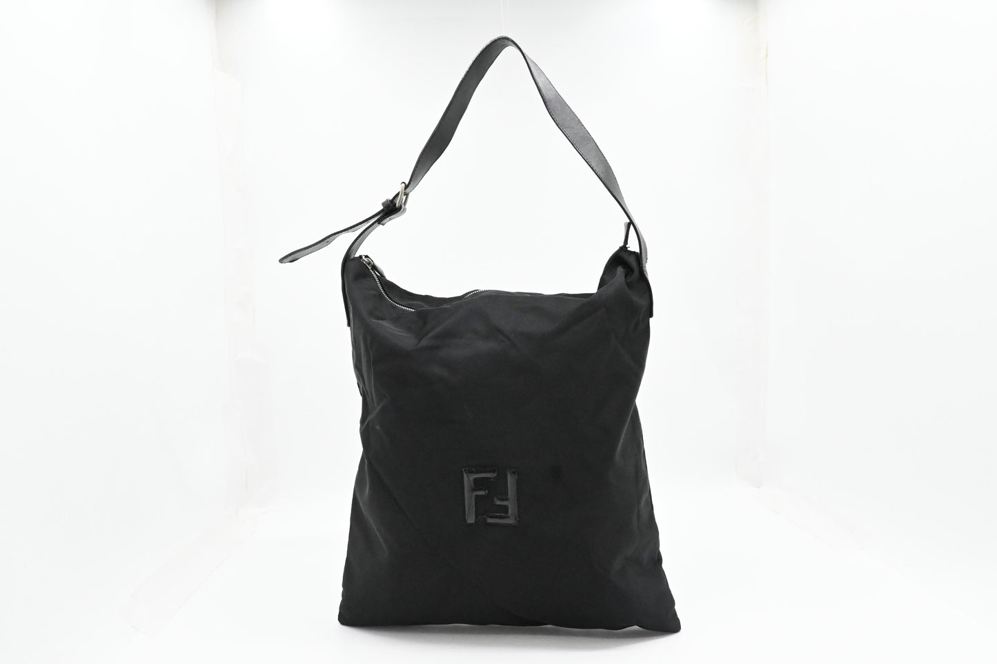 Fendi Hand Bag in Black Nylon